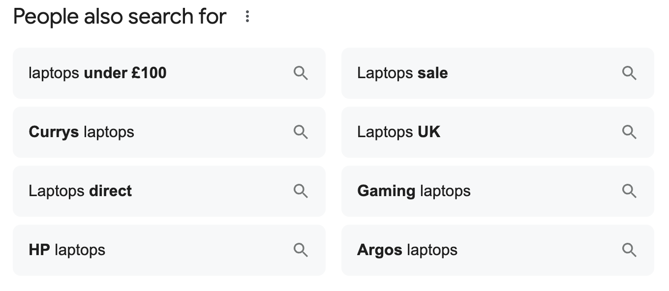 People also search for section example