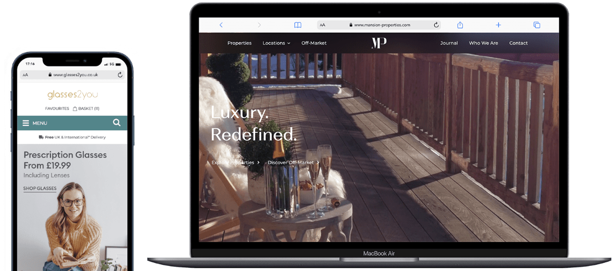 Example our Clients on different devices Example our Clients on different devices